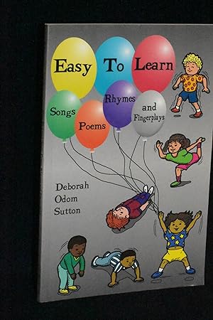 Seller image for Easy To Learn Songs, Poems, Rhymes, and Fingerplays for sale by Books by White/Walnut Valley Books
