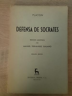 Defensa de Sócrates (en griego)