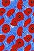 Seller image for Journal Notebook Red Poppies On Blue: 110 Page Plain Blank Journal For Drawing, Writing, Doodling In Portable 6 x 9 Size. (Noteworthy Series Unlined) (Volume 13) [Soft Cover ] for sale by booksXpress