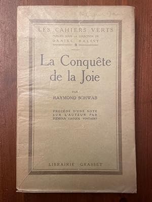 Imagen del vendedor de La conqute de la joie a la venta por Librairie des Possibles