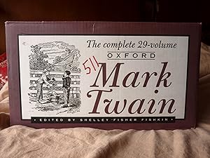 Imagen del vendedor de The Oxford MARK TWAIN ( Complete 29-Volume Set) Brand New In Original Carton a la venta por Superbbooks