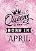 Seller image for Queens are Born in April: Pink Marble Journal, Memory Book Birthday Present For Her, Keepsake, Diary, Beautifully lined pages Notebook - Gifts for Women [Soft Cover ] for sale by booksXpress