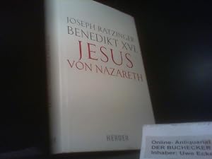Benedikt XVI., Papst: Jesus von Nazareth; Teil: Teil 1., Von der Taufe im Jordan bis zur Verklärung