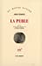 Seller image for La perle (French Edition) [FRENCH LANGUAGE - Soft Cover ] for sale by booksXpress