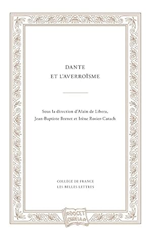 Bild des Verkufers fr Dante Et L'averroisme (Docet Omnia) (French Edition) [FRENCH LANGUAGE - Soft Cover ] zum Verkauf von booksXpress