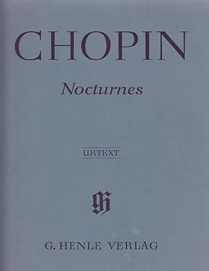 Imagen del vendedor de CHOPIN - Nocturnes. Urtext. Nach Eigenschriften, Abschriften und Erstausgaben. Herausgegeben von Ewald Zimmermann. Fingersatz von Hans-Martin Theopold. a la venta por Bcher bei den 7 Bergen