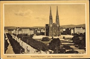 Ansichtskarte / Postkarte Wien 9 Alsergrund Österreich, Probst-Pfarrkirche z. göttl. Heiland, Vot...