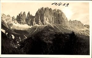 Bild des Verkufers fr Foto Ansichtskarte / Postkarte Catinaccio Rosengarten Trentino Alto Adige Sdtirol, Dolomiten zum Verkauf von akpool GmbH