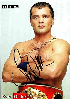 Original Autogramm Sven Ottke Boxen /// Autogramm Autograph signiert signed signee