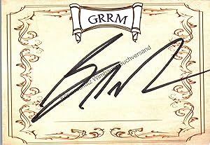 Immagine del venditore per original Autogramm George R. R. Martin "Game of Thrones" // Autogramm Autograph signiert signed signee venduto da Antiquariat im Kaiserviertel | Wimbauer Buchversand