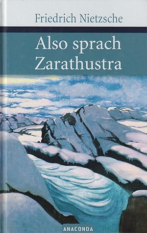 Bild des Verkufers fr Also sprach Zarathustra Ein Buch fr Alle und Keinen zum Verkauf von Leipziger Antiquariat