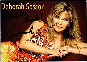 Bild des Verkufers fr Original Autogramm Deborah Sasson /// Autogramm Autograph signiert signed signee zum Verkauf von Antiquariat im Kaiserviertel | Wimbauer Buchversand