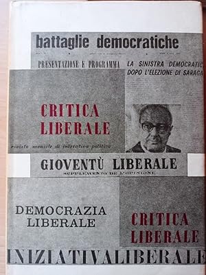 Seller image for Critica Liberale 1952/1966 Vol. 1 for sale by librisaggi