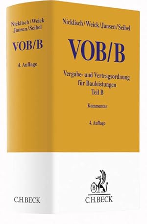 Seller image for VOB Teil B: Vergabe- und Vertragsordnung fr Bauleistungen (Gelbe Erluterungsbcher) for sale by Studibuch