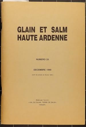 Glain et Salm Haute Ardenne. N°33 décembre 1990