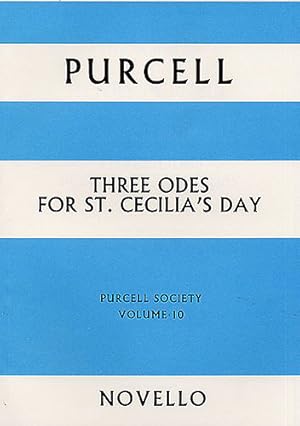 Imagen del vendedor de The Works of Henry Purcell vol.10 3 Odes for St. Cecilia\ s Day a la venta por moluna