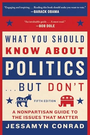 Imagen del vendedor de What You Should Know About Politics. but Don't : A Nonpartisan Guide to the Issues That Matter a la venta por GreatBookPrices