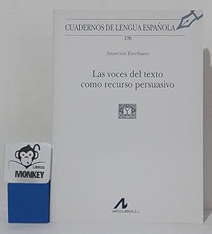 Seller image for Las voces del texto como recurso persuasivo for sale by MONKEY LIBROS