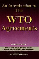 Bild des Verkufers fr An Introduction to the Wto Agreements zum Verkauf von moluna