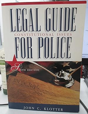 Immagine del venditore per Legal Guide for Police: Constitutional Issues venduto da GoodwillNI