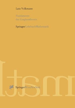 Bild des Verkufers fr Fundamente der Graphentheorie (German Edition) by Volkmann, Lutz [Paperback ] zum Verkauf von booksXpress