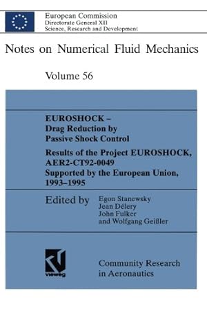 Seller image for Euroshock - Drag Reduction by Passive Shock Control (Notes on Numerical Fluid Mechanics) [Paperback ] for sale by booksXpress