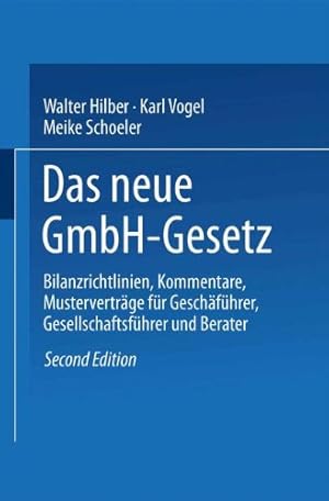 Seller image for Das GmbH-Gesetz (German Edition) by Hilber, Walter [Paperback ] for sale by booksXpress