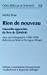 Seller image for Rien de nouveau: Nouvelles approches du livre de Qoheleth (Orbis Biblicus et Orientalis) [Hardcover ] for sale by booksXpress