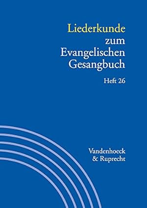 Image du vendeur pour Liederkunde Zum Evangelischen Gesangbuch. Heft 26 (German Edition) [Paperback ] mis en vente par booksXpress