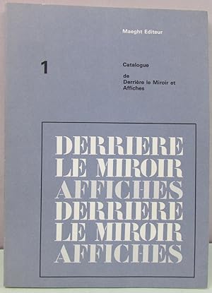 Immagine del venditore per Derrire le Miroir et Affiches. Catalogue 1 venduto da Antique Emporium