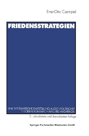 Seller image for Friedensstrategien. (German Edition) by Czempiel, Ernst-Otto [Paperback ] for sale by booksXpress