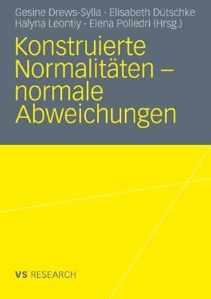 Immagine del venditore per Konstruierte Normalit¤ten - normale Abweichungen (German Edition) [Paperback ] venduto da booksXpress