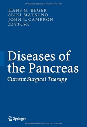 Immagine del venditore per Diseases of the Pancreas: Current Surgical Therapy [Hardcover ] venduto da booksXpress