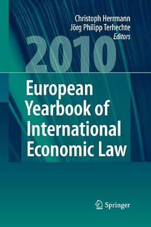 Bild des Verkufers fr European Yearbook of International Economic Law 2010 [Paperback ] zum Verkauf von booksXpress