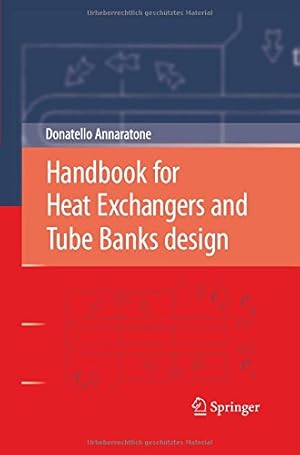 Seller image for Handbook for Heat Exchangers and Tube Banks design by Annaratone, Donatello [Paperback ] for sale by booksXpress