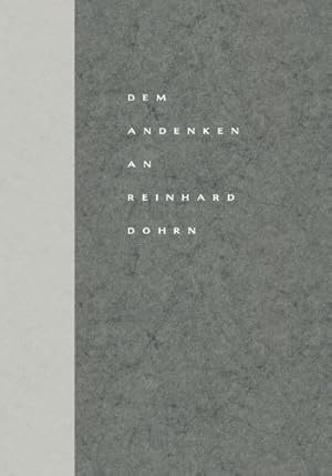 Seller image for Dem Andenken an Reinhard Dohrn: Reden, Briefe und Nachrufe (German Edition) by G ¶tze, Dr. Heinz [Paperback ] for sale by booksXpress