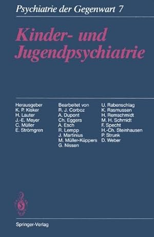 Seller image for Kinder- und Jugendpsychiatrie (Psychiatrie der Gegenwart (7)) (German Edition) [Paperback ] for sale by booksXpress
