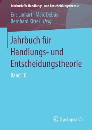 Immagine del venditore per Jahrbuch für Handlungs- und Entscheidungstheorie: Band 10 (German Edition) [Paperback ] venduto da booksXpress