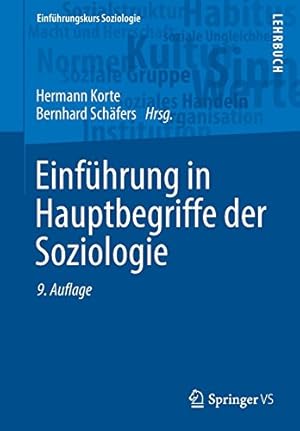 Seller image for Einführung in Hauptbegriffe der Soziologie (Einführungskurs Soziologie) (German Edition) [Paperback ] for sale by booksXpress