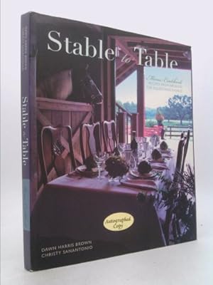 Bild des Verkufers fr Stable to Table Menu Cookbook: Recipes from Around the Equestrian World zum Verkauf von ThriftBooksVintage