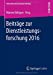 Imagen del vendedor de Beiträge zur Dienstleistungsforschung 2016 (Fokus Dienstleistungsmarketing) (German Edition) [Soft Cover ] a la venta por booksXpress