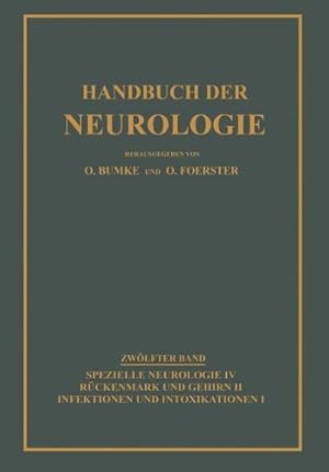 Seller image for Infektionen und Intoxikationen (Handbuch der Neurologie) (German Edition) by Bumke, Oswald, Foerster, Otfrid [Paperback ] for sale by booksXpress