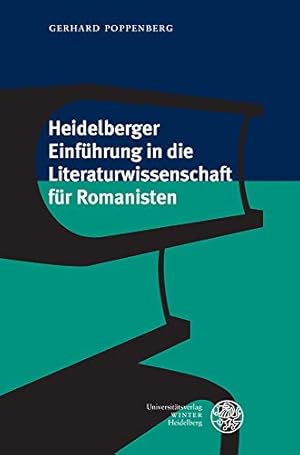 Bild des Verkufers fr Heidelberger Einfuhrung in Die Literaturwissenschaft Fur Romanisten (German Edition) by Poppenberg, Gerhard [Paperback ] zum Verkauf von booksXpress