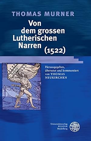 Seller image for Von Dem Grossen Lutherischen Narren (Beihefte Zum Euphorion) (German Edition) [Hardcover ] for sale by booksXpress