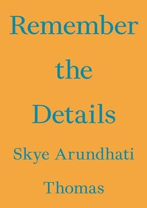 Seller image for Remember the Details [Paperback ] for sale by booksXpress