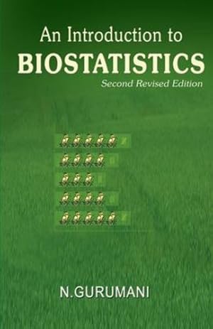 Image du vendeur pour An Introduction to Biostatistics by Gurumani, N [Paperback ] mis en vente par booksXpress