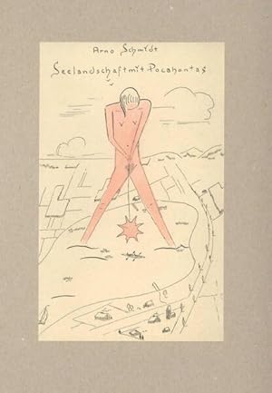 Seller image for Seelandschaft mit Pocahontas: Zettel und andere Materialien. Mit Vierfarb-Faksimiles von Zetteln, Materialien und Manuskript for sale by Versandantiquariat Felix Mcke