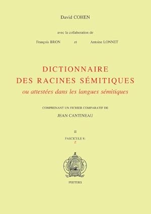 Seller image for Dictionnaire des racines semitiques ou attestees dans les langues semitiques, fasc. 8 by Bron, F, Cohen, Nick [Paperback ] for sale by booksXpress