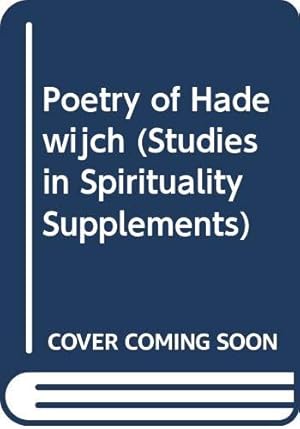 Bild des Verkufers fr Poetry of Hadewijch (Studies in Spirituality Supplements) [Soft Cover ] zum Verkauf von booksXpress