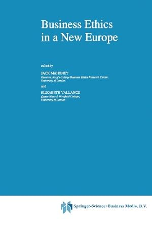 Immagine del venditore per Business Ethics in a New Europe (Issues in Business Ethics) [Paperback ] venduto da booksXpress